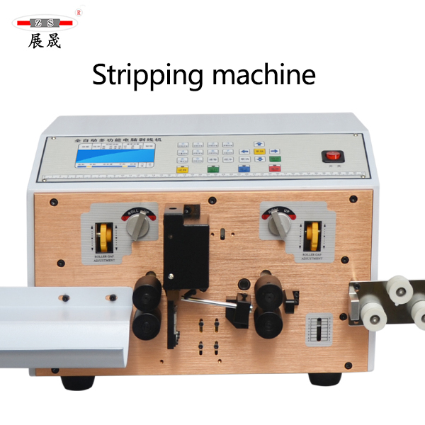 Automatic double wire stripping machine