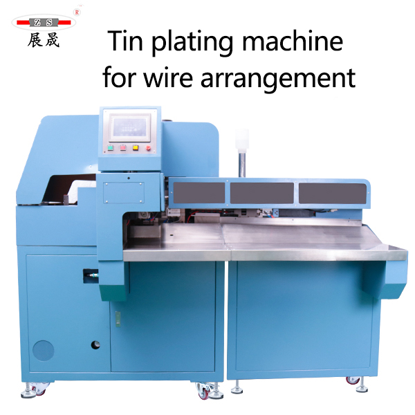 Fully automatic wire touching tin terminal machine