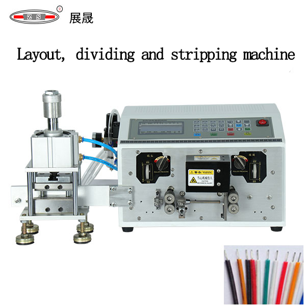 Layout, dividing and stripping machine